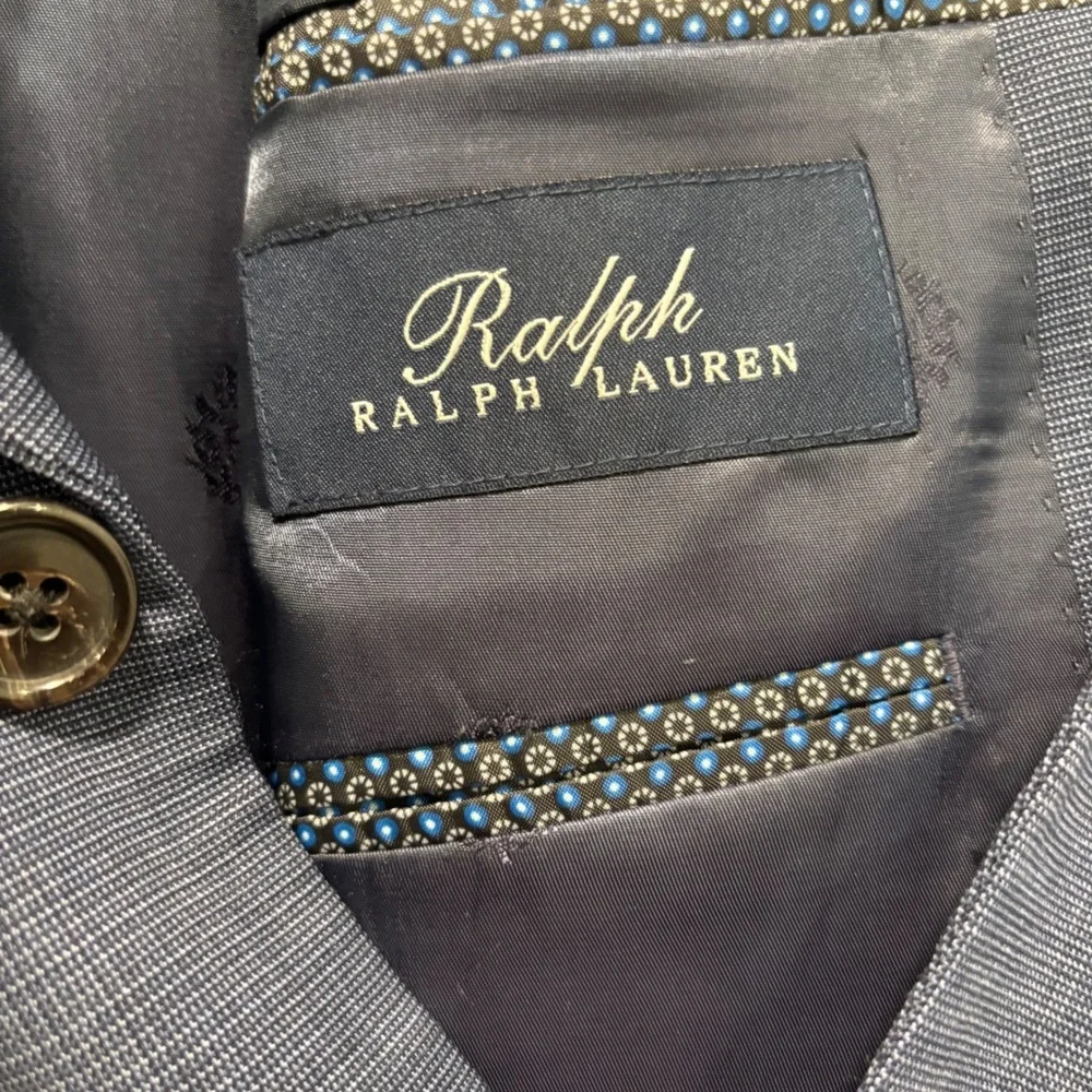 Ralph Ralph Lauren Mens 52R Blue Executive Fit Wool Blend Blazer Sport Coat